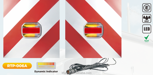 LED Tail <strong>Light</strong> <strong>Board</strong> <strong>for</strong> Tractor 400x400x1.2mm DC12-24V LED <strong>Trailer</strong> Tail <strong>Light</strong> <strong>Board</strong> - Product Image 2