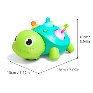 Yrb Baby 2025 Nuevo Juguete Musical con Sonidos de la <span class=keywords><strong>Naturaleza</strong></span> para Bebés, Juguete Educativo de Tortuga Gateadora para el Tiempo Boca Abajo - Product Image 6