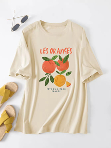 Camiseta de manga corta holgada para mujer, de alta calidad, cómoda, a la moda y con estilo, muy vendida. - Product Image 2