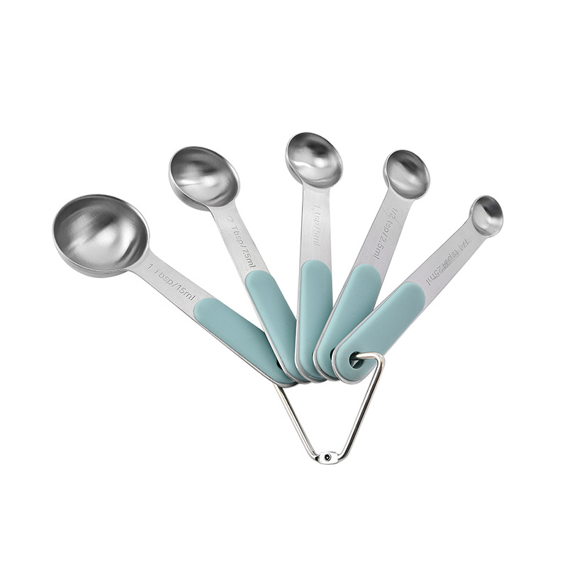 Cuillère doseuse lot de 5 (bleu)