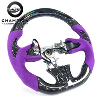 Écran LED pour Infiniti Q50 Q60 2014-2023, volant en fibre de carbone, accessoires de voiture, garniture intérieure, remplacement personnalisé