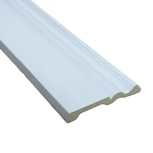 85050/ 9.8cm Eco-friendly waterproof decorative polyurethane skirting board flexible baseboard