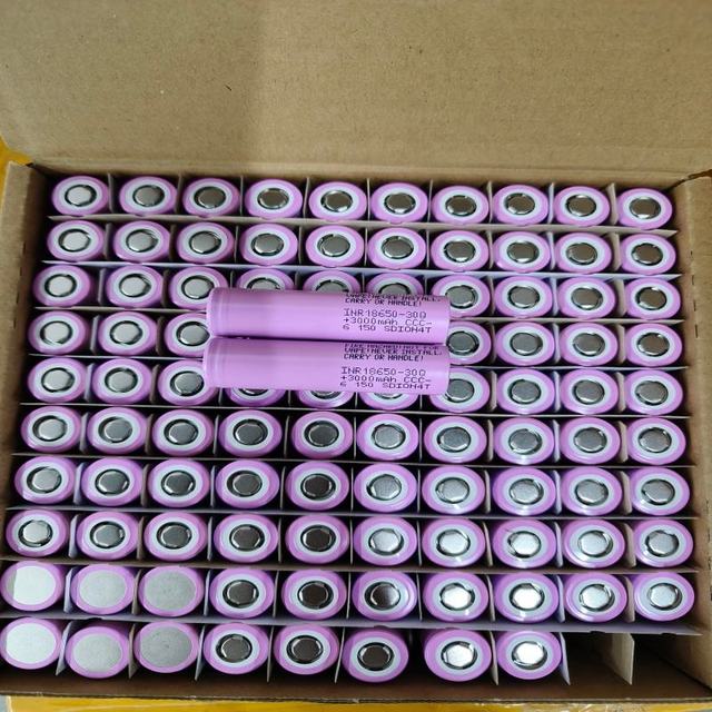 Factory Samsung INR18650 30Q 3.7V 3000mAh High Capacity Lithium Ion Battery for Solar Street Light Power Bank
