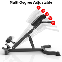 Renforcez et stabilisez la chaise romaine réglable Chaise romaine Banc hyperextension pour usage domestique