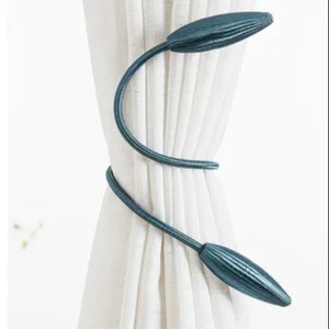Klip Pengikat Tirai Magnetik, Penahan Tali Dekoratif, Pemegang Tirai untuk Penahan Tirai Jendela