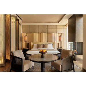 Meubles d'hôtel <span class=keywords><strong>Royal</strong></span>, canapé-lit en bois 5 étoiles, lit double king size, ensembles de meubles de chambre d'hôtel, luxe moderne 5 étoiles - Product Image 5