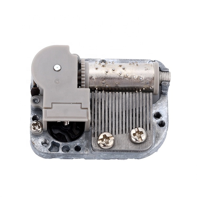 2025 Wholesale Mini Metal Music Box Movement Wind-Up Small Music Box with Recordable Sound Feature Mechanic Play Power