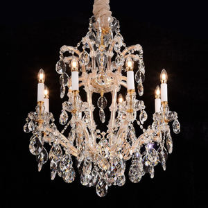 ثريا ماريا تيريسا تقليدية فاخرة من الزجاج قلادة مصباح للدرج ديكور الزفاف ولائم قاعة كريستال - Product Image 2