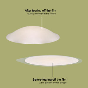 Silikon hülle Wieder verwendbare Brust pasteten Ultra dünne unsichtbare nahtlose Silikon-Nippel pasteten mit Kleid - Product Image 3