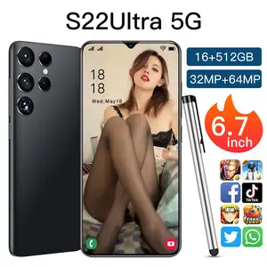 S22 ultra s21 + pro新款智能手机5g智能迷你手机二手手机廉价手机