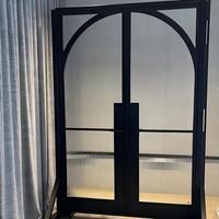 Portes Françaises en Verre et Fer Forgé de Haute Qualité, Portes Intérieures en Verre, Portes en Fer Forgé pour Villa