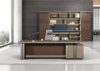 Table de bureau moderne de luxe pour PDG Design de bureau de direction Table de bureau Bureau de direction pour patron