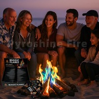 Fabricant de Poudre de Flamme Colorée Pyroshine pour Feux d'Artifice Magiques et Pétards de Camping, Utilisation Intérieure et Extérieure