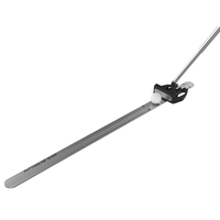 Règle de golf portable en alliage d'aluminium pour entraînement de swing, guide de trajectoire et jauge de putter avec échelle réglable à 180°, modèle international