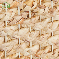 Panier de rangement multifonctionnel en jacinthe d'eau tressée à la main, écologique, grande capacité, pour aliments et papeterie, style européen