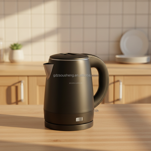 Hervidor <span class=keywords><strong>El</strong></span>éctrico Ousheng de 1.0L, Acero Inoxidable 304 de Alta Calidad, Ventana de Visualización de <span class=keywords><strong>Agua</strong></span>, Apagado Automático, Protección Contra Ebullición en Seco, para <span class=keywords><strong>el</strong></span> Hogar - Product Image 5