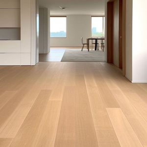 Parquet contrecollé en chêne blanc européen AVANTIMORA CE, 3 couches, lisse, laqué UV, qualité AB, ignifuge, T&G 20 mm, avec bar à domicile - Product Image 1