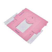 Boîte à gâteau mini en carton PVC blanc de luxe, matériaux recyclés, 2 mm, emballage alimentaire, mariage, fête, taille 12x6, avec ruban et poignée, protection UV