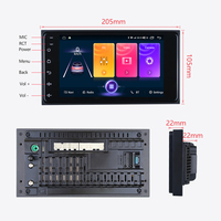 7 "para Toyota VIOS corona CAMRY HIACE PREVIA COROLLA Android Auto coche pantalla táctil de Radio de DVD reproductor Multimedia