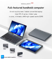 OEM 알더레이크-N N100 8인치 미니 노트북 터치스크린 UMPC 8인치 포켓 PC 노트북