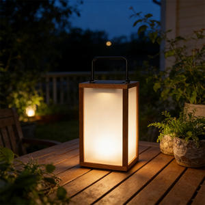 Lampes solaires de jardin IP66 3500K (blanc chaud) en métal et verre, design élégant, luminosité réglable, lampes extérieures amovibles, garantie 1 an - Product Image 4