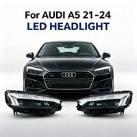 Bloc optique LED Matrix pour Audi A5 B9.5 2021-2024 avec feux de route adaptatifs DRL Projecteur Remplacement OE