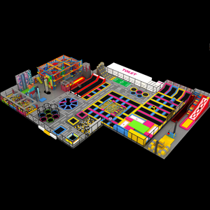 Trampoline de saut d'intérieur de fournisseur de la Chine pour des enfants et des adultes - Product Image 1