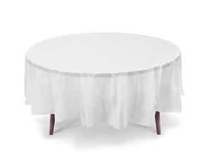 Material plástico biodegradable 100% de la cubierta de mesa redonda Benquet y la cubierta de mesa resistente a las arrugas - Product Image 6