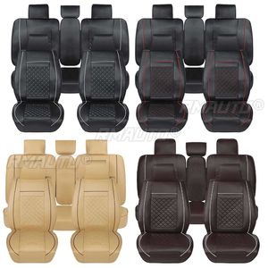 Juego de 9 Fundas Protectoras para Asientos de Automóvil, de Cuero PU, Delanteras y Traseras, Juego Completo Universal, Impermeables, para Autos de 5 Asientos - Product Image 2