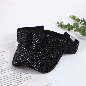 Summer Fashion Trendy Brand Versatile Outdoor <b>PVC</b> Open-<b>top</b> Hats with Rhinestones Silk Printed No <b>Top</b> Hats Wholesale - Product Image 6