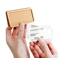 Support de présentation de table en bois massif pour panneau de prix, menu, carte de nom, étiquette, avec base détachable, pour magasin de détail, restaurant, bureau