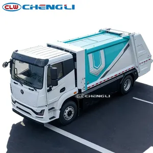 รถบรรทุกไฟฟ้า CLW 13cbm 18T รถบดอัดที่มีระบบชาร์จที่รวดเร็วสำหรับสุขาภิบาลในเขตเทศบาล - Product Image 1
