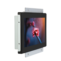 Monitor de Pantalla Táctil Industrial de 7 Pulgadas con Marco Abierto, HDMI, VGA, DVI, USB para Kiosco y Equipos de Autoservicio