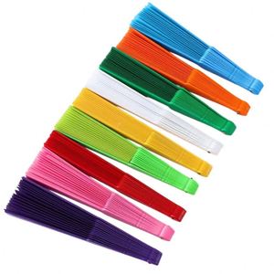 Customizable logo Plastic Hand Fan Satin Fans Hand Held Promotional Folding Plastic Hand Fan for Holiday - Product Image 6