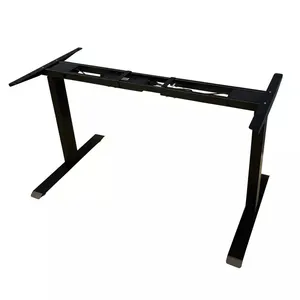 Certified metal Frame electric adjustable table commercial office mechanism ergonomic popular standing height adjustable desk