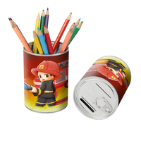 Tirelire Pompier pour Enfants, Cadeau de Retour d'Anniversaire pour Tout-petits, Faveur de Baby Shower, Impression Numérique
