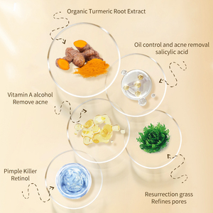 Kit Coreano Vegano Antienvejecimiento e Iluminador para el Cuidado Facial con Cúrcuma y Vitamina C, Fórmula Hidratante y Nutritiva - Product Image 5