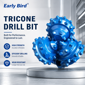 Forets de forage rotatifs triconiques en acier forgé <span class=keywords><strong>EarlyBird</strong></span> 8 3/4'' pour l'exploration géologique et le forage de puits pétroliers - En vente - Product Image 1
