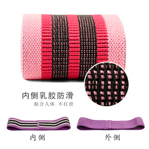 Bande de Résistance Élastique Violette Moyenne Antidérapante pour Exercices de Musculation, Remodelage des Fessiers, Yoga, Squats et Entraînement Physique - Product Image 5