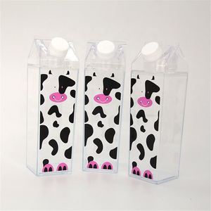 Botella de Acrílico Transparente con Forma de Cartón de Leche, Libre de BPA, con Logotipo Personalizado, a Prueba de Fugas, Apta para Lavavajillas, para Fiestas, Venta al Por Mayor - Product Image 5