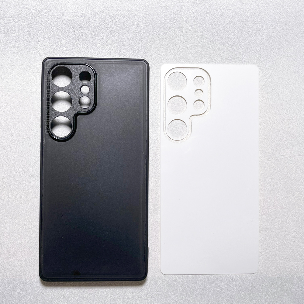 Black- Matte Soft Plastic Insert with Printable Lens Plate