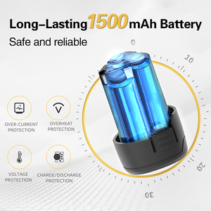 12V khoan với một cú nhấp chuột về phía trước đảo ngược chuyển đổi không dễ bị quá nóng kẹp chặt chẽ khoan bit an toàn Baltic thể hiện nhanh chóng - Product Image 4