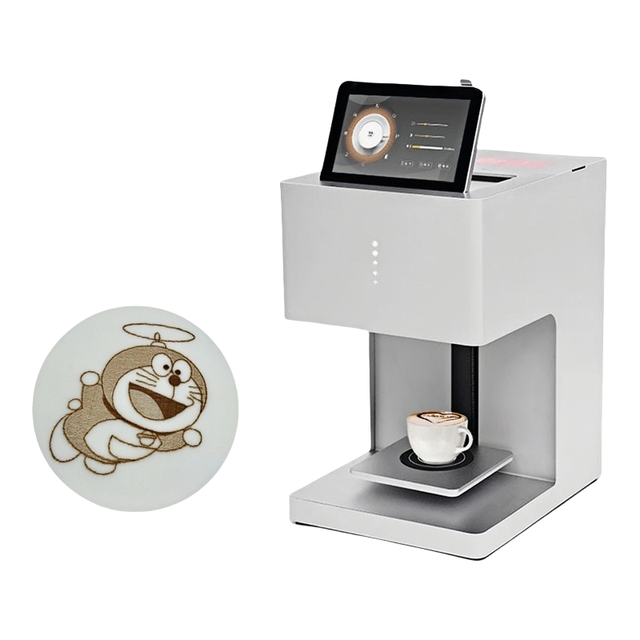 2026 Advanced 3D Food Printer Customizable Yogurt Coffee Decorating Machine for Cafe Dessert Business