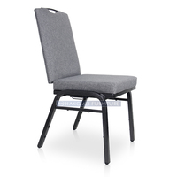 Chaise de salle de banquet moderne personnalisée de haute qualité empilable pour conférence et événement