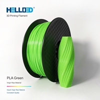 Filament d'imprimante 3D Hello3D couleur normale 1,75 mm, extrudeur lisse, résistant, filament PLA 1 kg