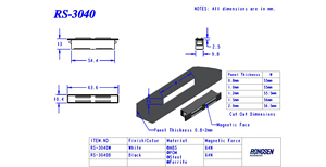 Kim loại hiện đại Thiết kế <span class=keywords><strong>snap</strong></span>-<span class=keywords><strong>in</strong></span> loại từ bắt cho nhà bếp & cửa tủ Chất lượng cao cho khách sạn phòng khách sử dụng ngoài trời - Product Image 5