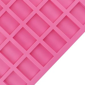 Moule à savon en silicone antiadhésif LFGB Platinum sans BPA, 24 cavités rectangulaires, facile à démouler, pour la fabrication de savon en usine - Product Image 3