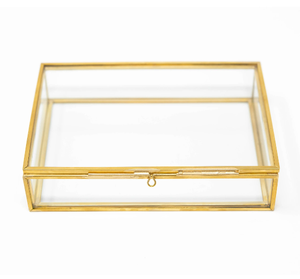 Boîtes photo personnalisées or verre cuivre mariage personnalisé présentation stockage souvenir usb 4x6 <span class=keywords><strong>10x15</strong></span> photo - Product Image 1