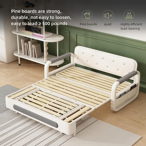 Canapé-lit pliable en laine douillette de Norvège, canapé-lit simple minimaliste, canapé-lit multifonctionnel pour le confort du sommeil à domicile à Oslo - Product Image 5
