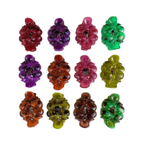 MNJ Hair Clips Resin Frame Colorful 12Pcs Set For Women And Girls - Product Image 3